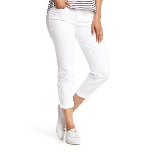 Vince White Mason Relaxed Rolled Jeans 31